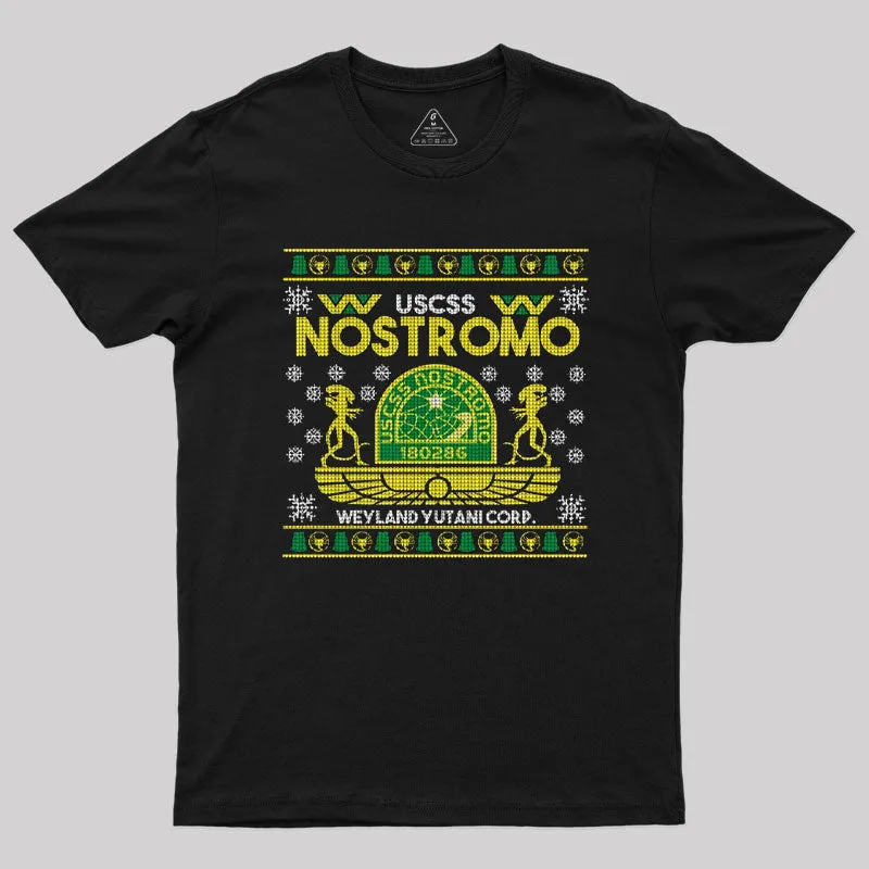 Nostromo Ugly Xmas Sweater T-Shirt