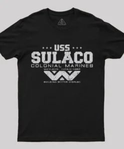 USS SULACO - Weyland Corp T-Shirt