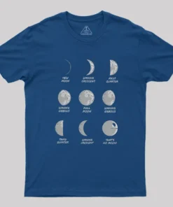 Alternative view of Know Your Moons Geek T-Shirt