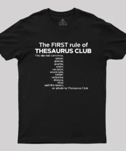 Thesaurus Club Confidential Geek T-Shirt