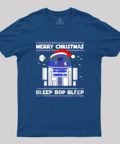 Christmas Robot Geek T-Shirt