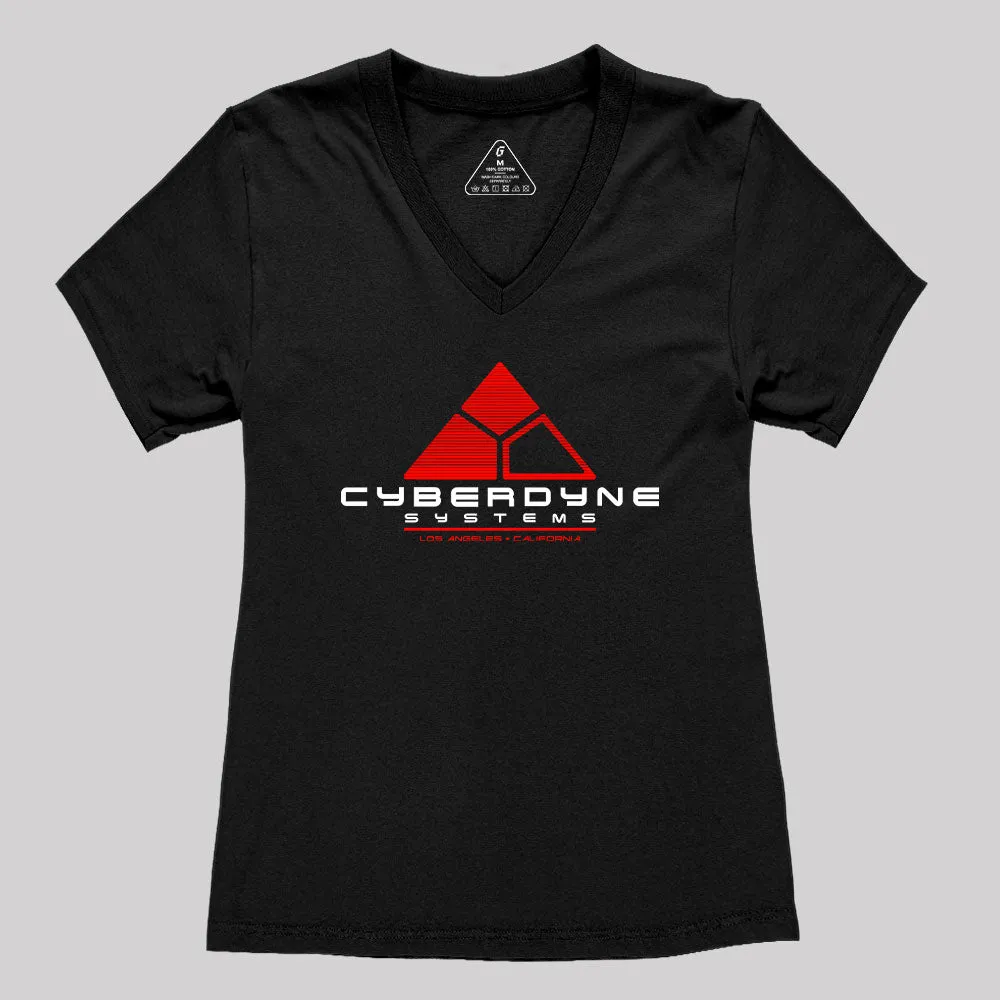 Cyberdyne Systems Women's V-Neck T-shirt - Image 2