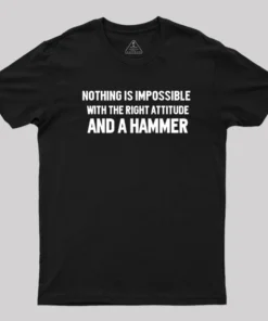 Alternative view of Nothing Is Impossible T-Shirt