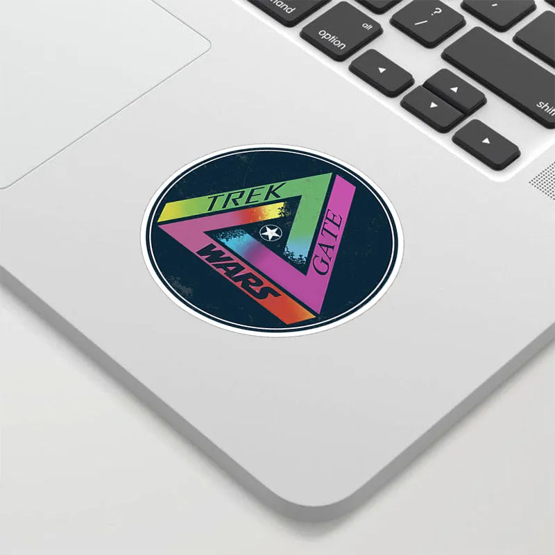 Starry Trinity Geek Sticker