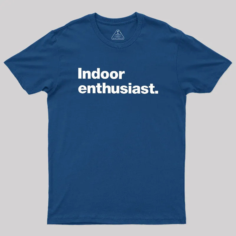 Indoor Enthusiast Premium Geek T-Shirt - Image 2