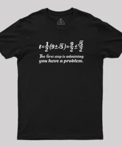 Alternative view of First Step Maths Problem T-Shirt