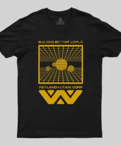 Alternative view of Weiland Yutani Building Better World T-Shirt