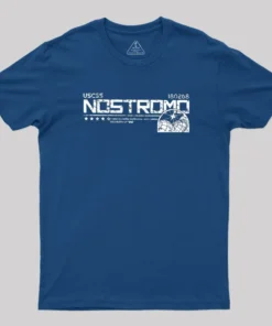 Alternative view of Nostromo Crew Geek T-Shirt