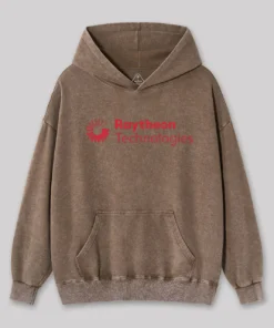 Alternative view of Raytheon Essential Washed Hoodie