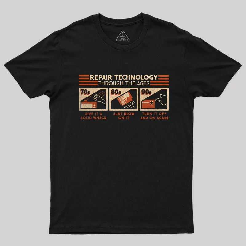 Repair Technology Through the Ages T-Shirt - Image 2
