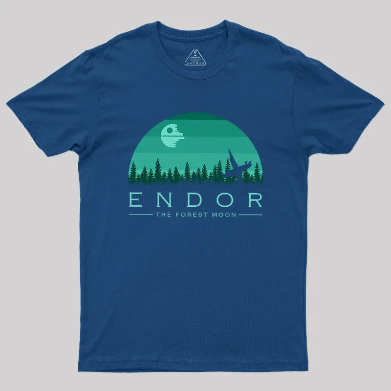 Endor-The Moon Of Legends Geek T-Shirt - Image 3