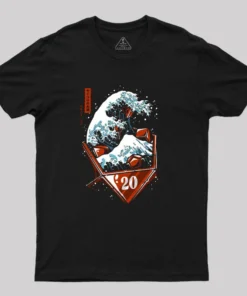 The Great Wave Of Dices T-Shirt