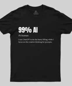 Alternative view of 99% AI T-Shirt