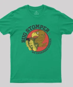 Alternative view of Colonial Marines Bug Stomper We Endanger Species Geek T-Shirt