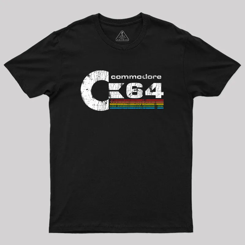 Commodore 64 Vintage Geek T-Shirt - Image 2