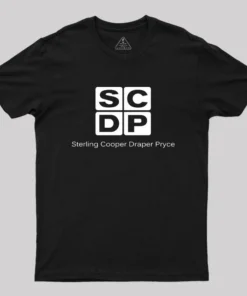 Alternative view of SCDP Stirling Cooper Draper Pryce Mad Men Geek T-Shirt