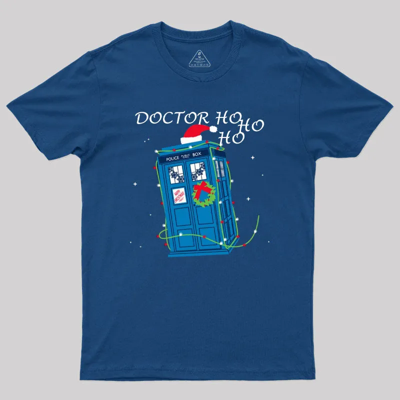 Doctor Ho Ho Ho Geek T-Shirt - Image 2