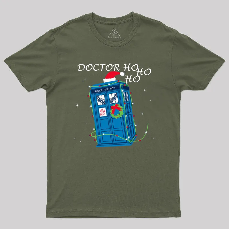Doctor Ho Ho Ho Geek T-Shirt - Image 3