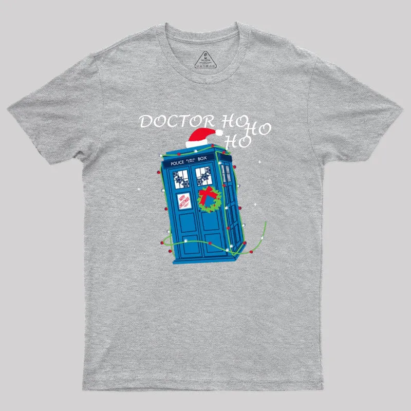 Doctor Ho Ho Ho Geek T-Shirt - Image 4