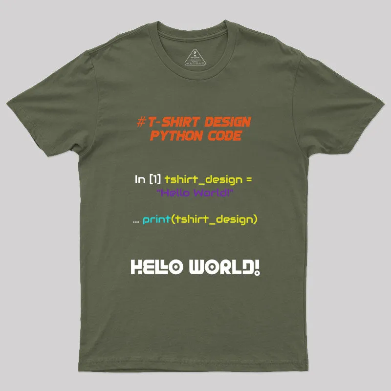 Python Code Invert Geek T-Shirt - Image 2