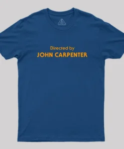 Alternative view of Directed by John Carpenter Geek T-Shirt