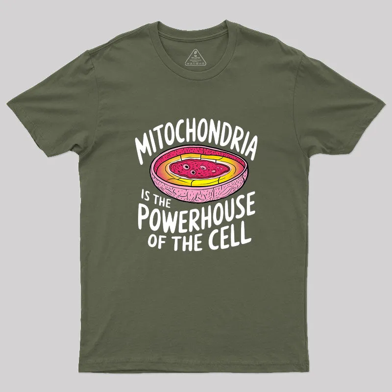 Biologist Humor Mitochondria Geek T-Shirt - Image 4