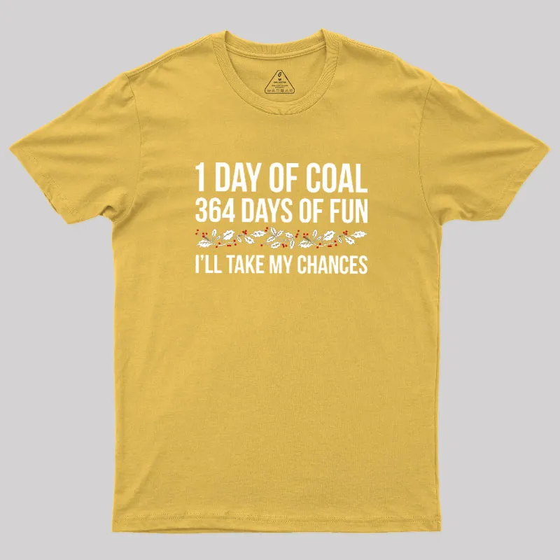 1 Day of Coal Geek T-Shirt - Image 5
