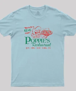 Alternative view of Poppie's Restaurant Geek T-Shirt
