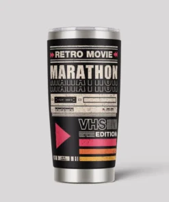 Retro Movie Marathon 20oz Tumbler