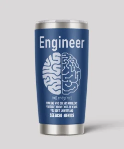 Engineer See Also Genius 20oz Tumbler