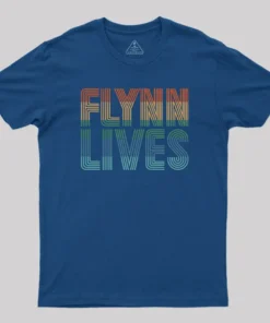 Alternative view of Flynn Lives Geek T-Shirt