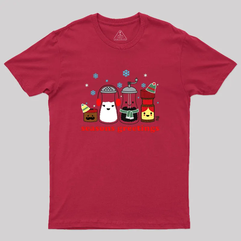 Seasons Greetings Geek T-Shirt - Image 6