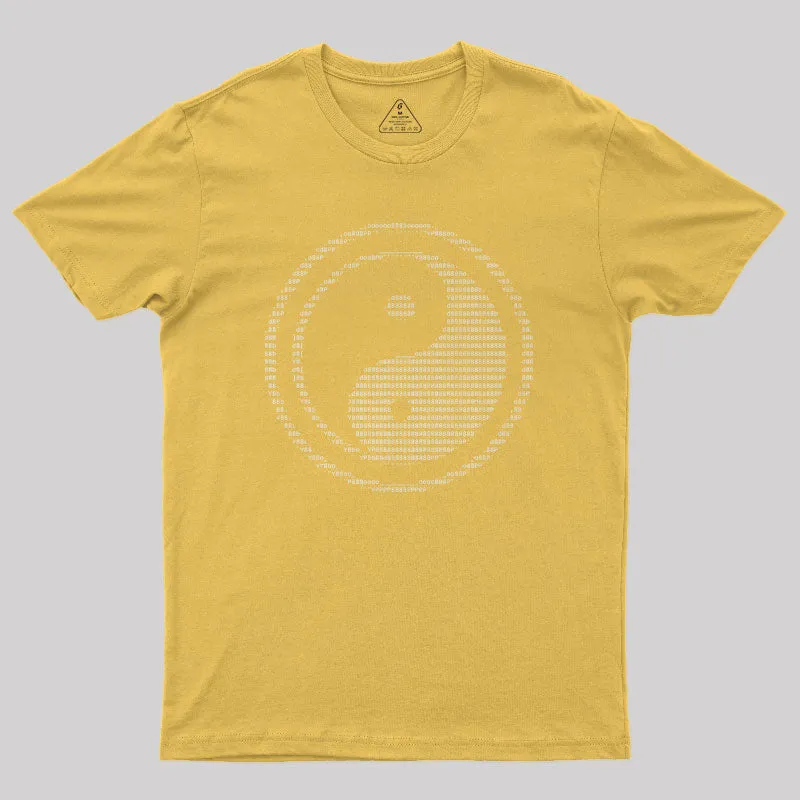 ASCII Yin Yang Geek T-Shirt - Image 7