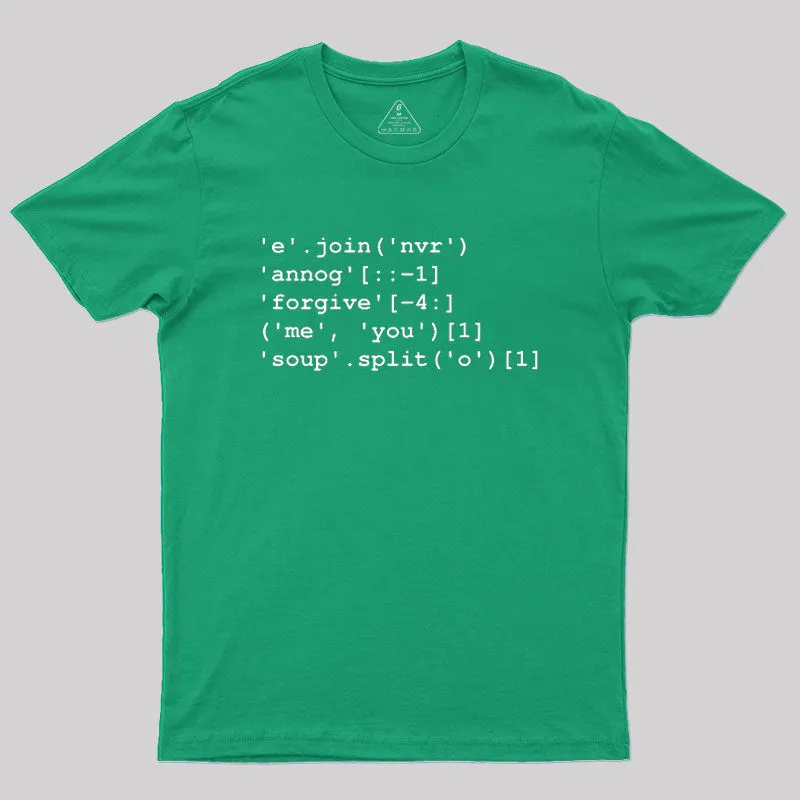 Rick Roll in Python Geek T-Shirt - Image 9