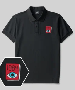 1984 Eye Geek Embroidered Polo Shirts