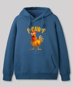 Alternative view of F-Caw-F Geek Hoodie