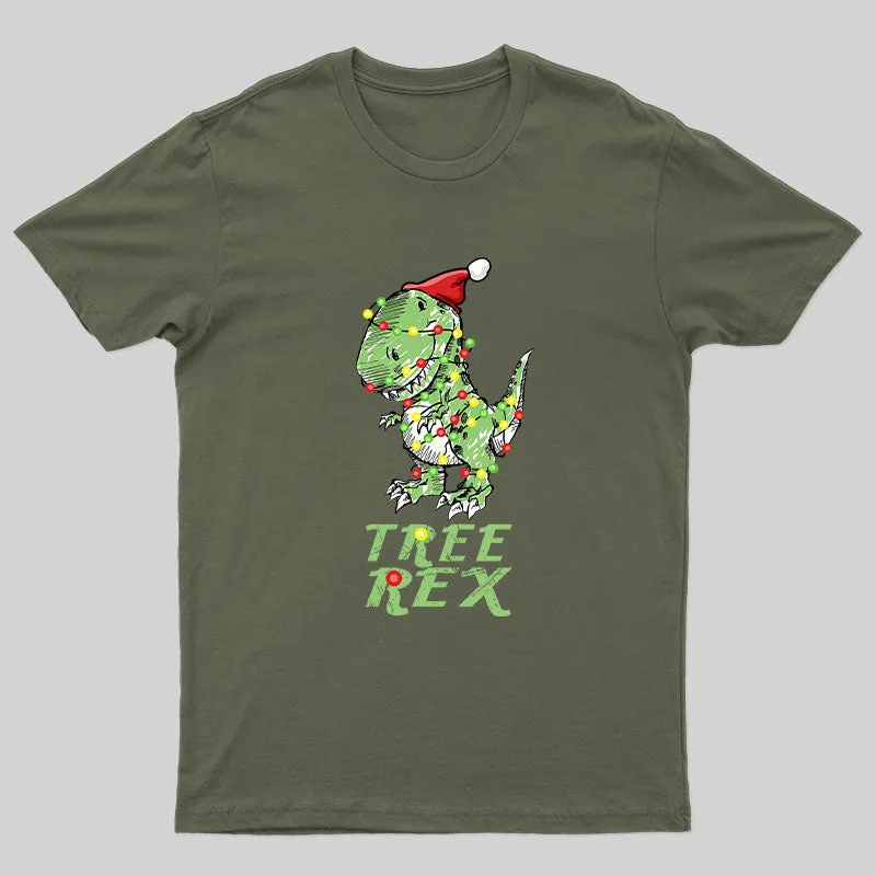 Christmas Tree Rex T-Shirt - Image 3