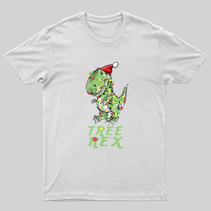 Christmas Tree Rex T-Shirt - Image 6