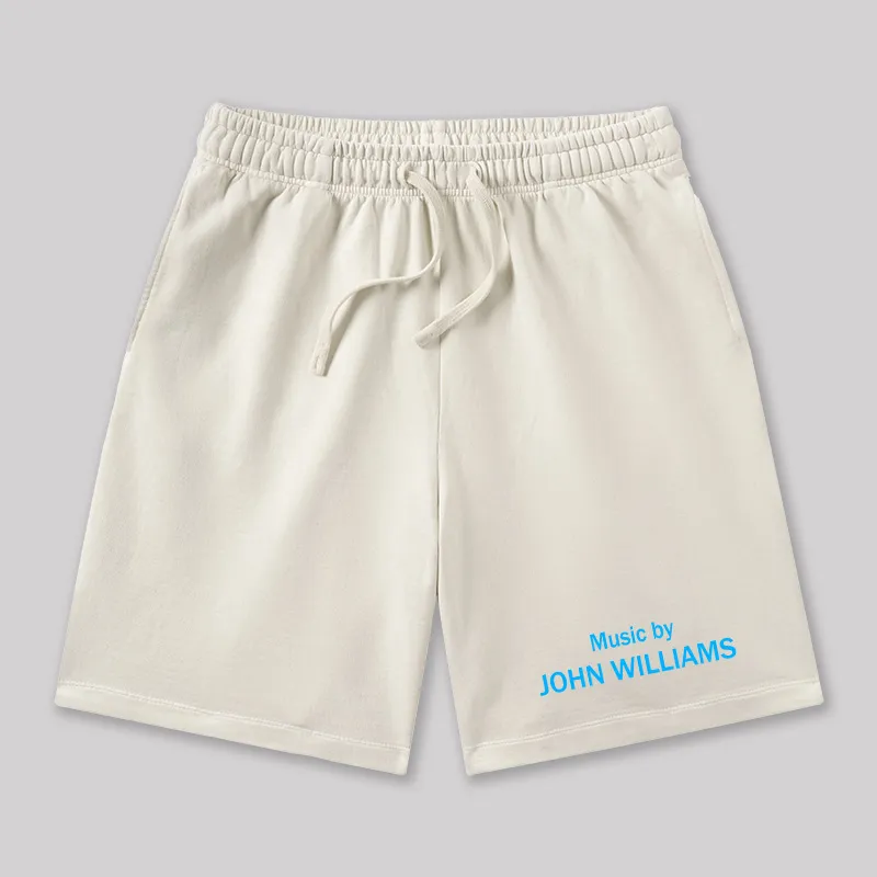 Music by John Williams Geeky Washed Shorts - Image 4