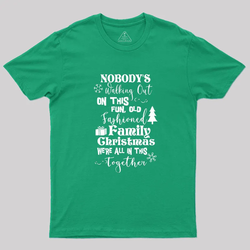 Old Fashioned Family Christmas Geek T-Shirt - Image 9