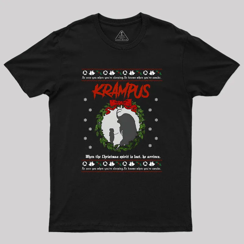 Krampus Christmas Geek T-Shirt