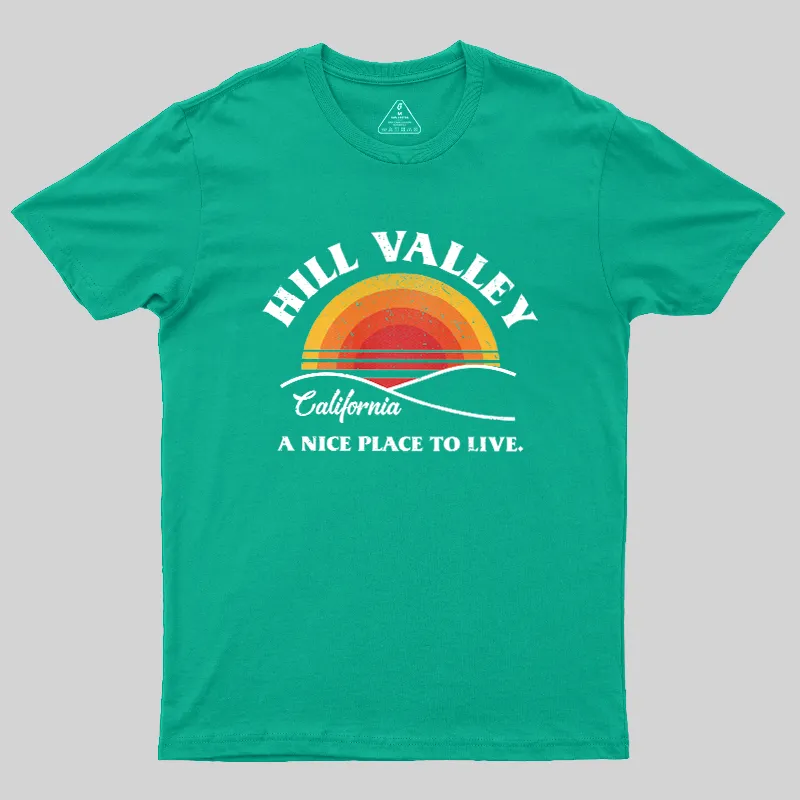Hill Valley Sunset Geek T-Shirt - Image 8