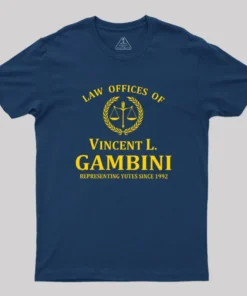 Alternative view of Law Offices Of Vincent L. Gambini Geek T-Shirt