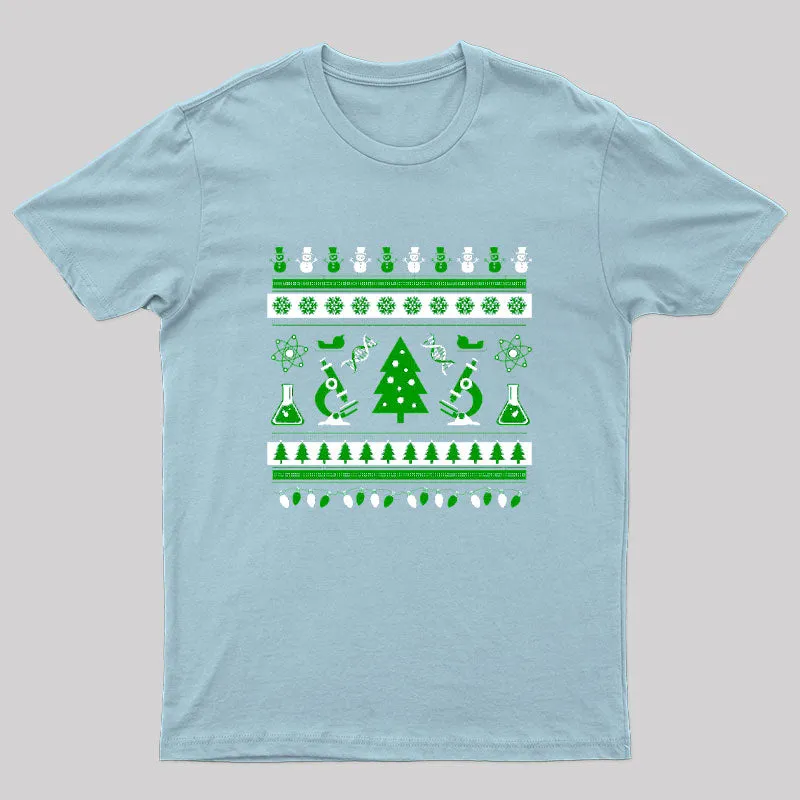 Science Laboratory Christmas T-Shirt - Image 6