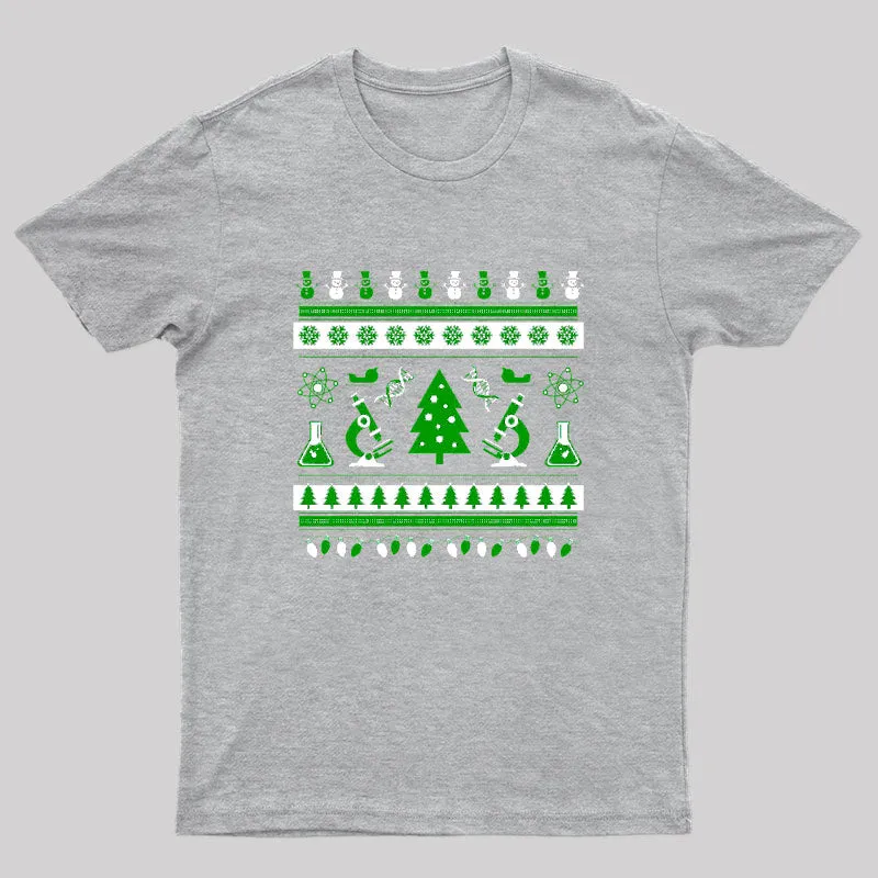 Science Laboratory Christmas T-Shirt - Image 5