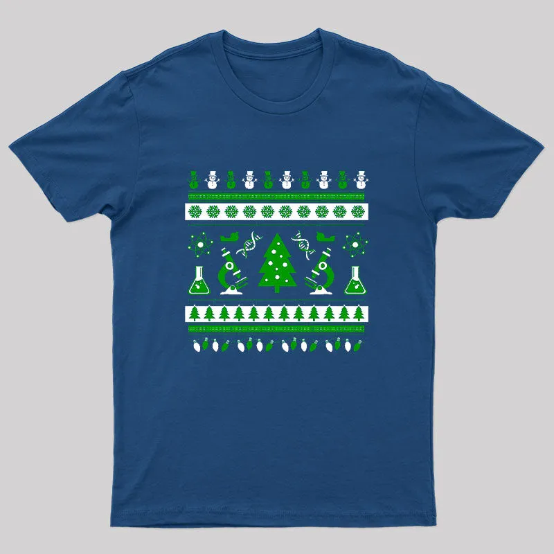 Science Laboratory Christmas T-Shirt - Image 4