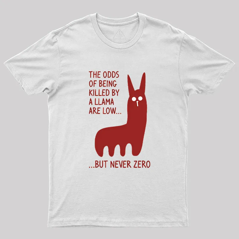 The Odds Of Being Killed By Allama Geek T-Shirt - Image 10