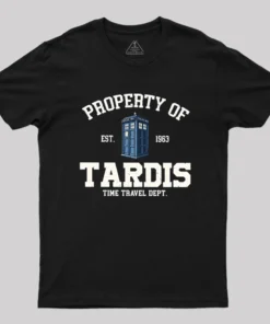 Alternative view of Property of Tardis Geek T-Shirt