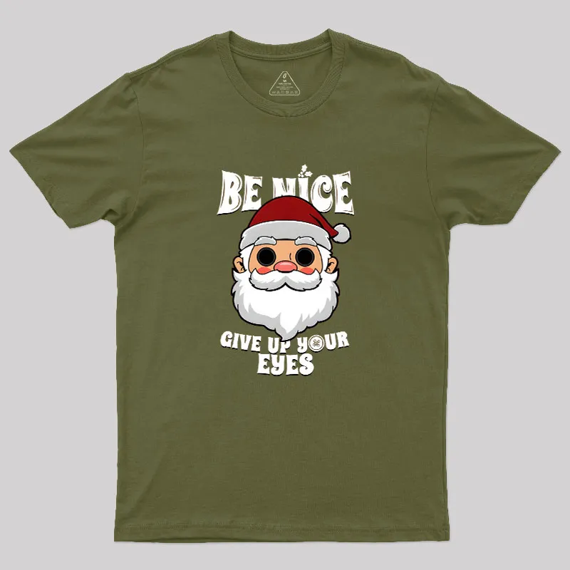 Spooky Santa Claus Dark Humor Gift For Christmas Geek T-Shirt - Image 4