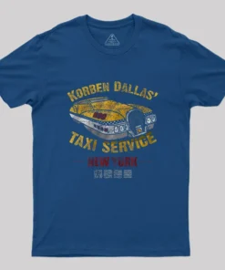 Alternative view of Korben Dallas' Taxi Service Geek T-Shirt